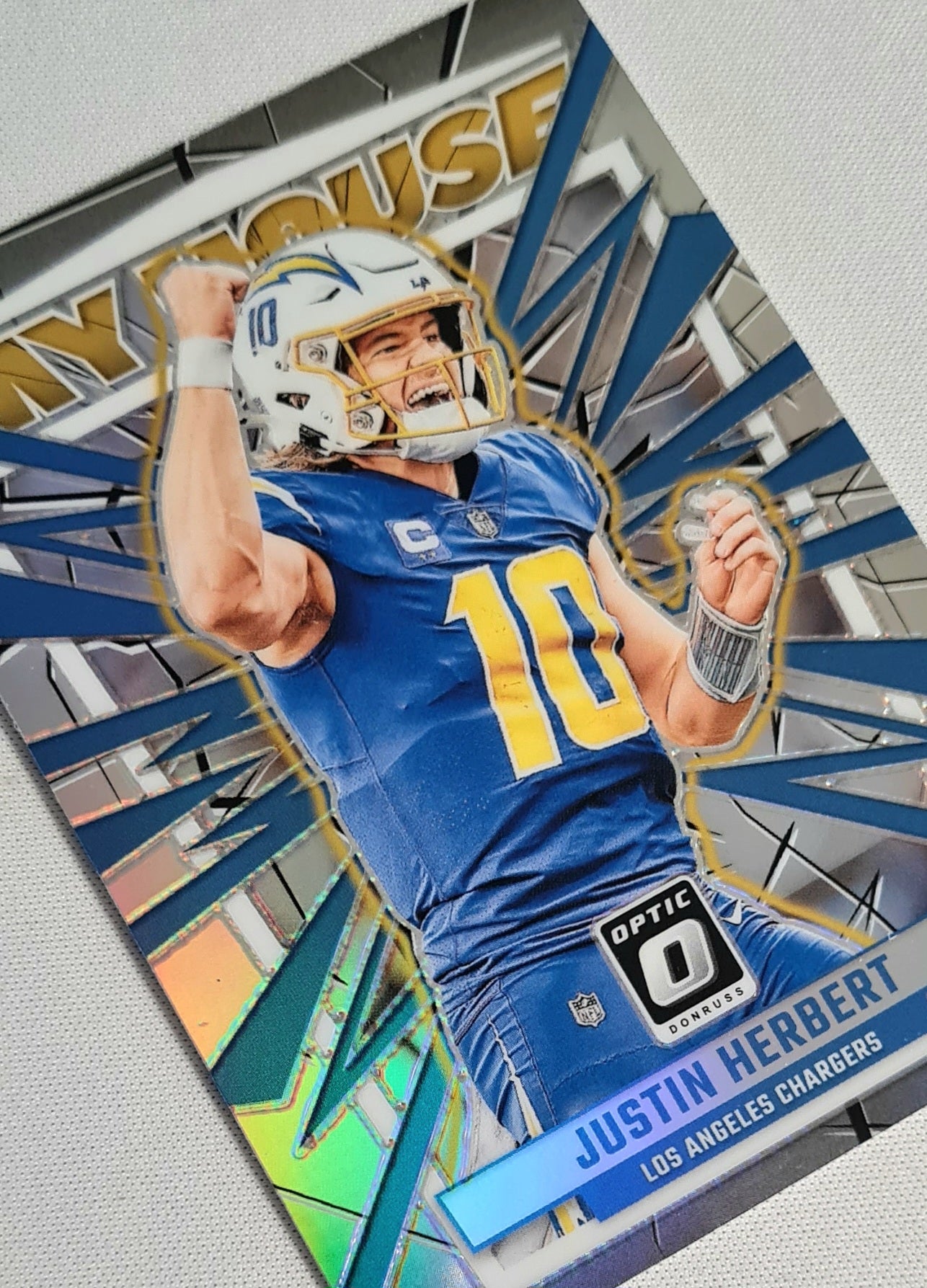 Justin Herbert - 2023 Panini Donruss Optic Football NFL Chargers MY HOUSE #14