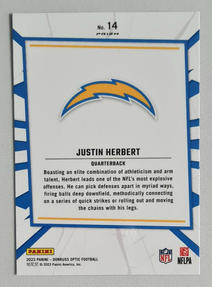 Justin Herbert - 2023 Panini Donruss Optic Football NFL Chargers MY HOUSE #14