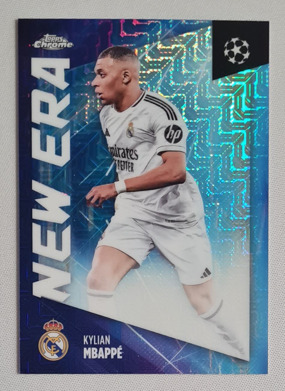 Kylian Mbappe - 2025 Topps NEW ERA Real Madrid C.F. (CL) #NE-19 Mojo