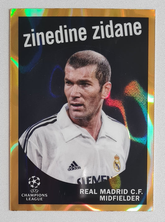 Zinedine Zidane - 2023 Topps Real Madrid C.F. #59-1 Gold