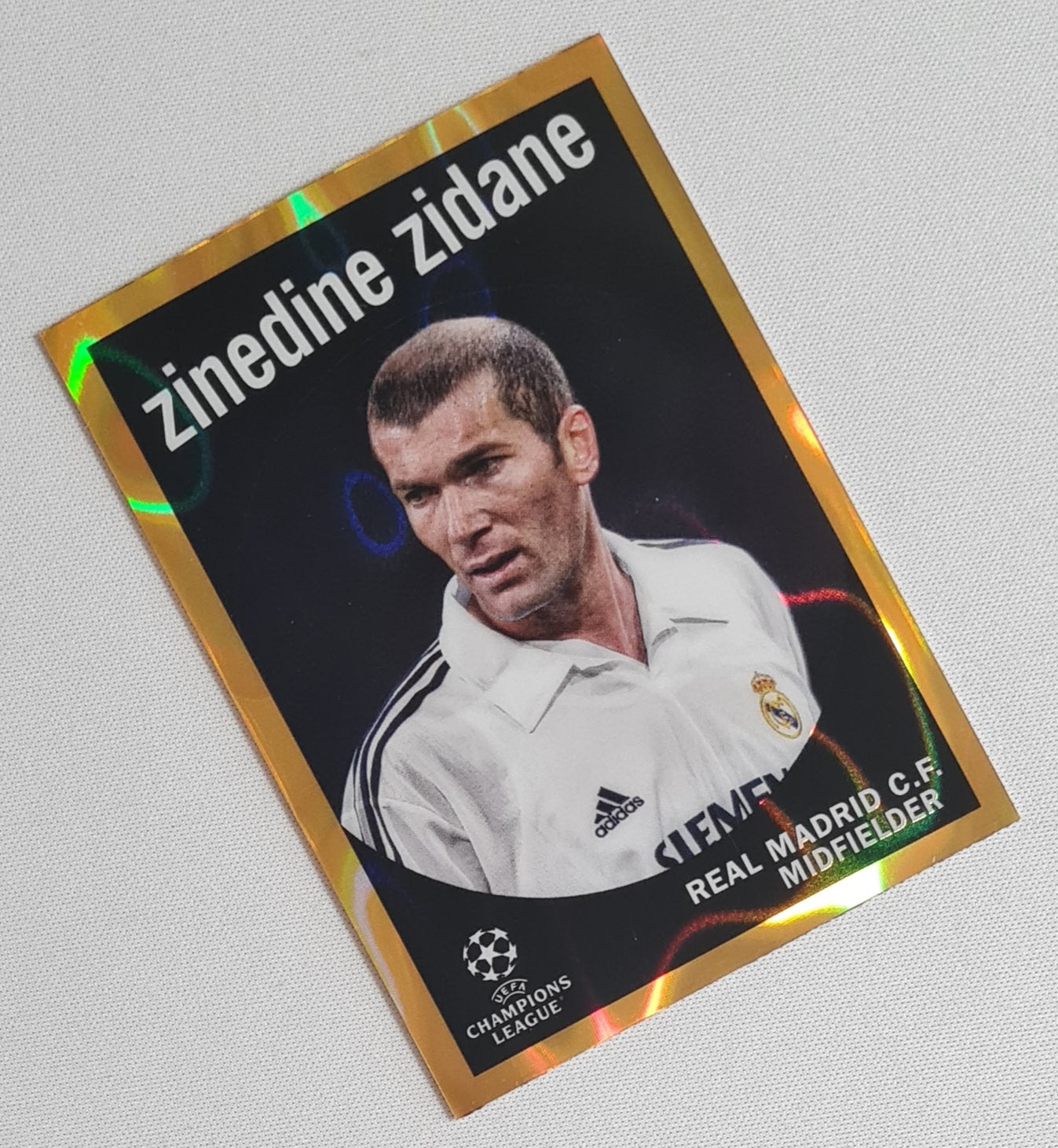 Zinedine Zidane - 2023 Topps Real Madrid C.F. #59-1 Gold