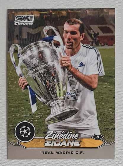 Zinedine Zidane - 2024 Topps Stadium Chrome Real Madrid C.F. (CL) #5