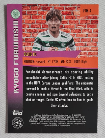Kyogo Furuhashi - 2023 Topps Finest THE MAN Celtc FC (CL) #FTM-4
