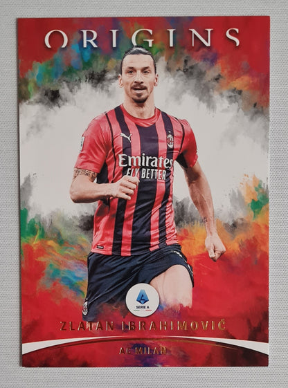Zlatan Ibrahimovic - 2021/22 Panini Chronicles Origins Serie A Soccer AC Milan #82