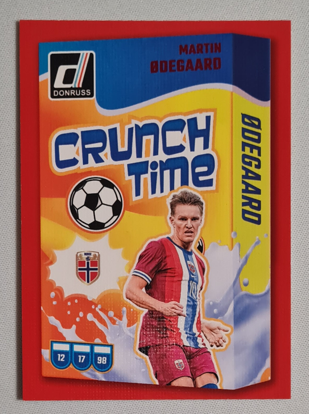 Martin Odegaard - 2024/25 Panini Donruss Soccer - Crunch Time - Team Norway #9