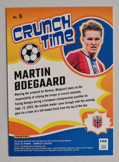 Martin Odegaard - 2024/25 Panini Donruss Soccer - Crunch Time - Team Norway #9