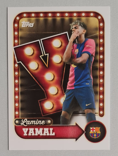 Lamine Yamal - 2025 Topps FC Barcelona Delantero #25 (Spanish - Spellbound)