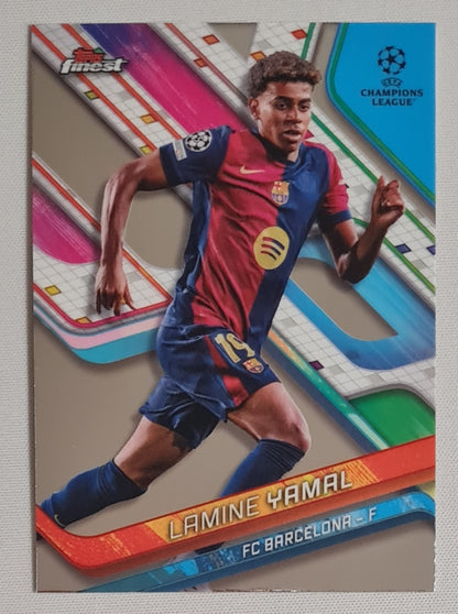 Lamine Yamal - 2025 Topps Finest FC Barcelona (CL) #99