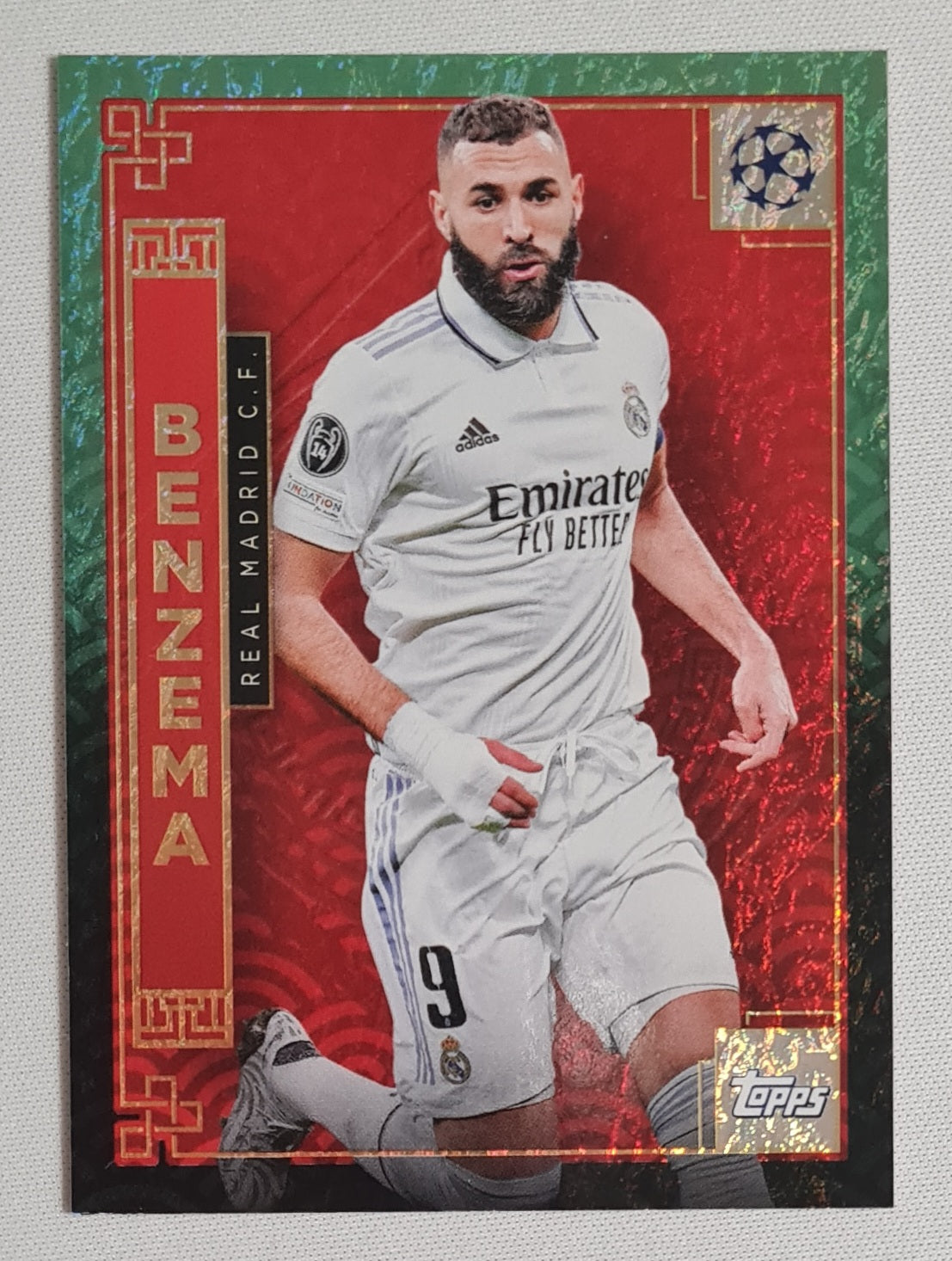 Karim Benzema - 2023 Topps Real Madrid C.F. #NY-2 New Year Green