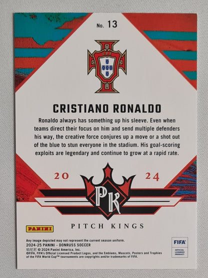 Cristiano Ronaldo - 2024/25 Panini Donruss Soccer Pitch Kings Portugal #13
