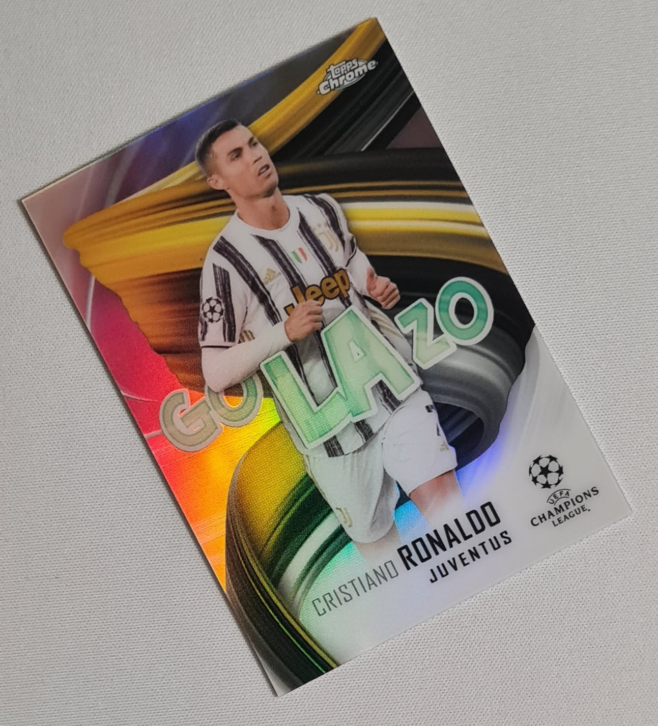 Cristiano Ronaldo - 2021 Topps Chrome Golazo Juventus (CL) #GOL-CR