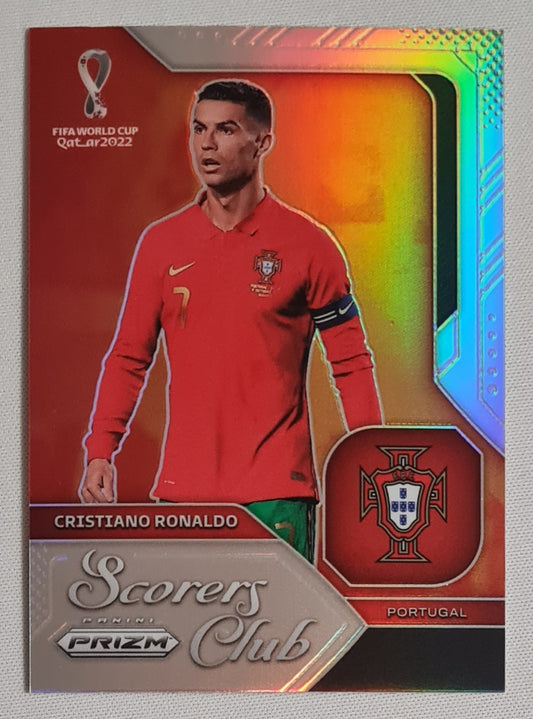 Cristiano Ronaldo - 2022 Panini Prizm FIFA World Cup Gatar 2022 Soccer - Scorers Club - #7 Refractor