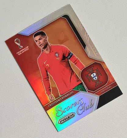 Cristiano Ronaldo - 2022 Panini Prizm FIFA World Cup Gatar 2022 Soccer - Scorers Club - #7 Refractor