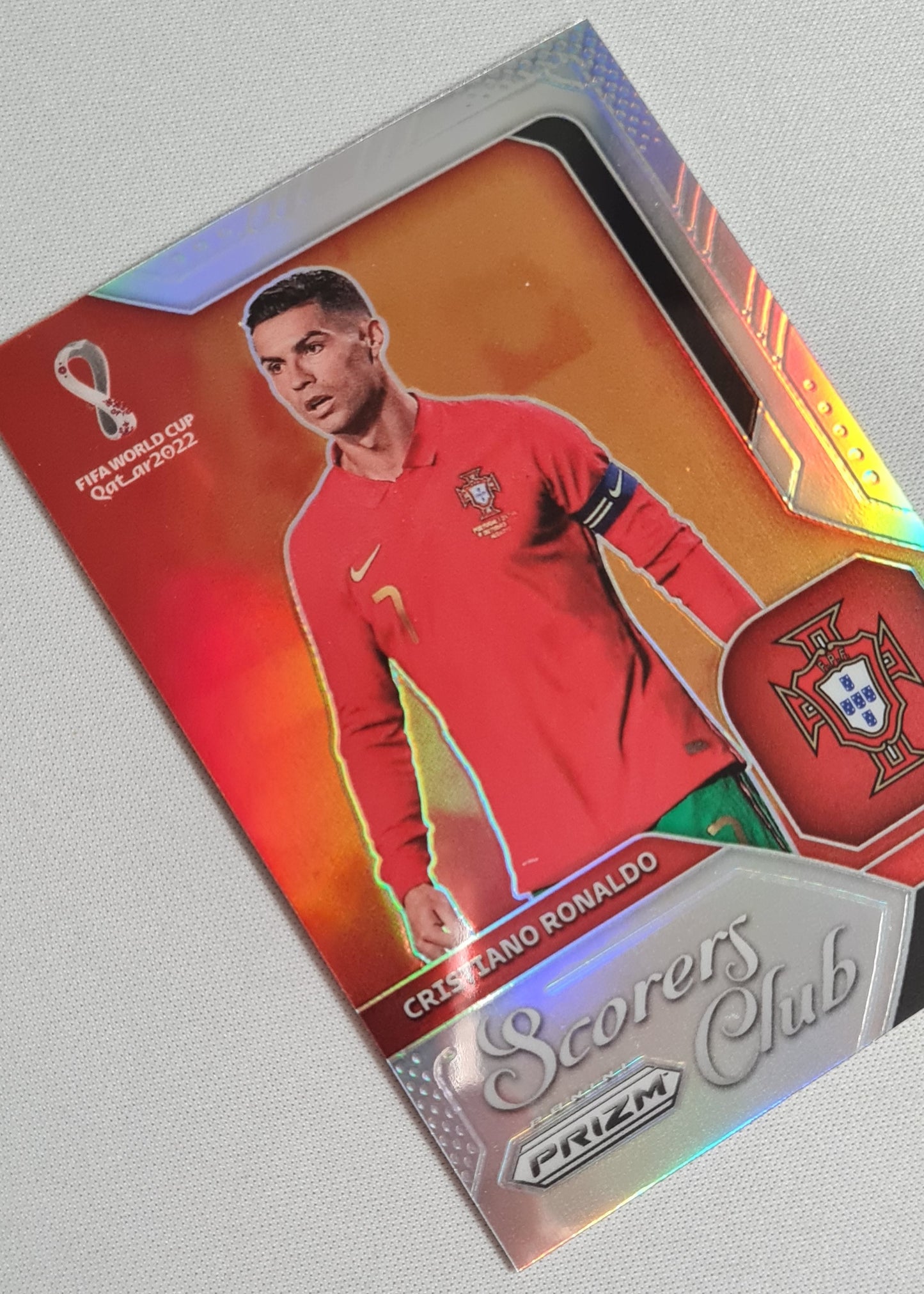 Cristiano Ronaldo - 2022 Panini Prizm FIFA World Cup Gatar 2022 Soccer - Scorers Club - #7 Refractor