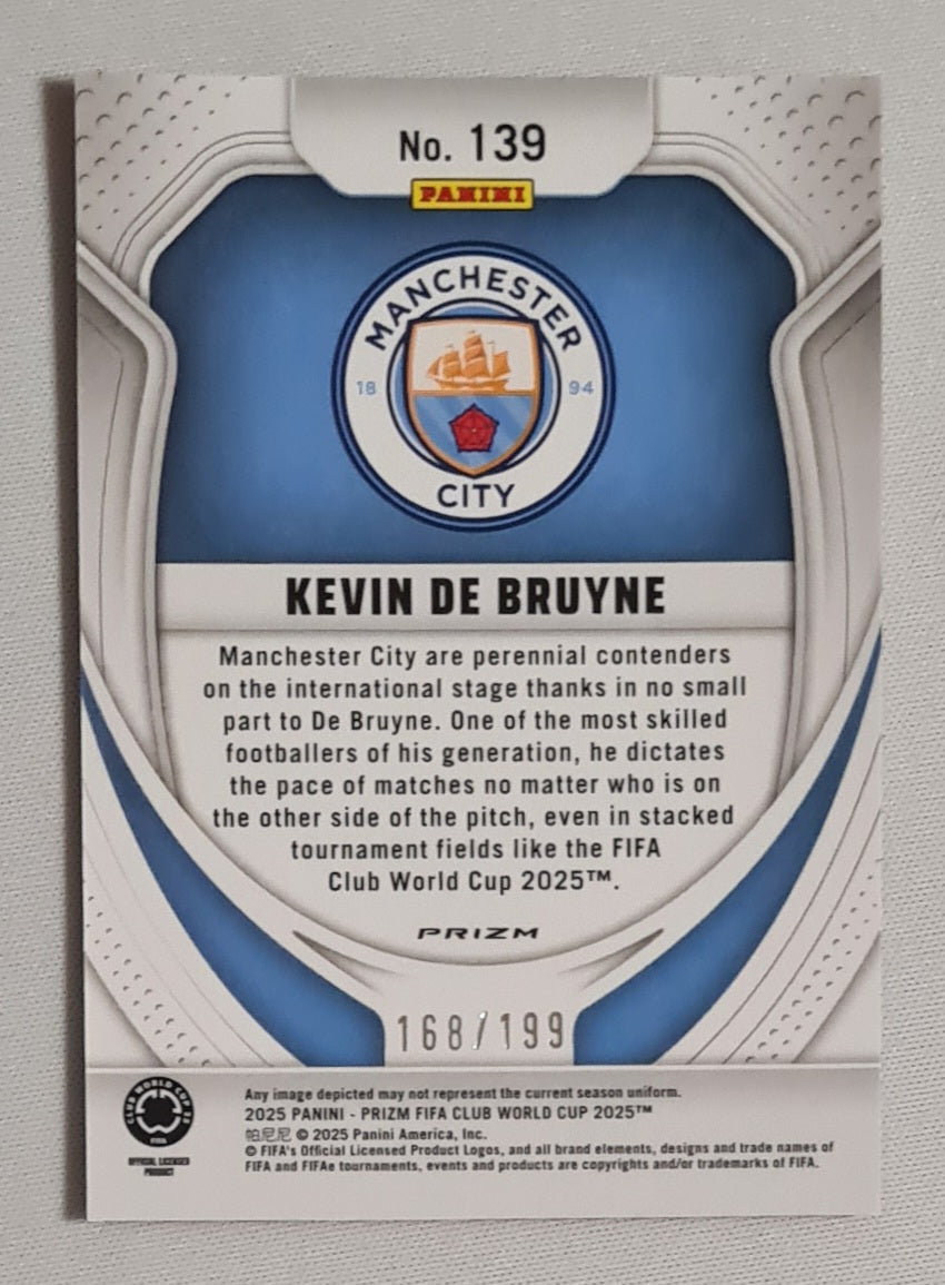 Kevin de Bruyne - 2025 Panini Prizm FIFA Club World Cup 2025 Manchester City #139 Orange /199
