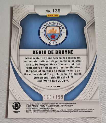Kevin de Bruyne - 2025 Panini Prizm FIFA Club World Cup 2025 Manchester City #139 Orange /199