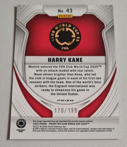 Harry Kane - 2025 Panini Prizm FIFA Club World Cup 2025 Munich #43 Orange Refractor /199