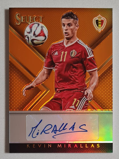 Kevin Mirallas - 2015/16 Panini Select Soccer Belgium #SS-KM /125 / Autograph