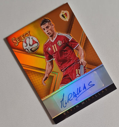 Kevin Mirallas - 2015/16 Panini Select Soccer Belgium #SS-KM /125 / Autograph