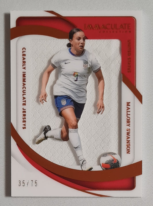 Mallory Swanson - 2024/25 Panini Immaculate Collection Soccer Team USA #CJ-MS /75