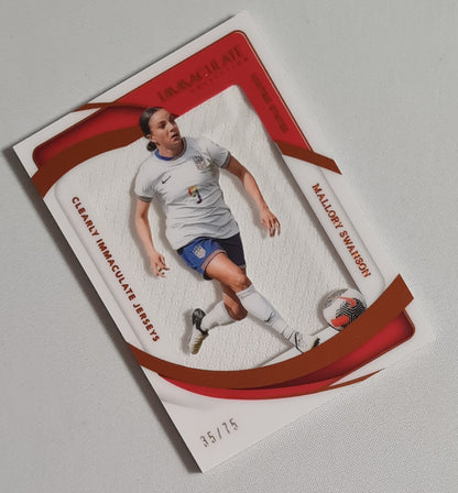 Mallory Swanson - 2024/25 Panini Immaculate Collection Soccer Team USA #CJ-MS /75