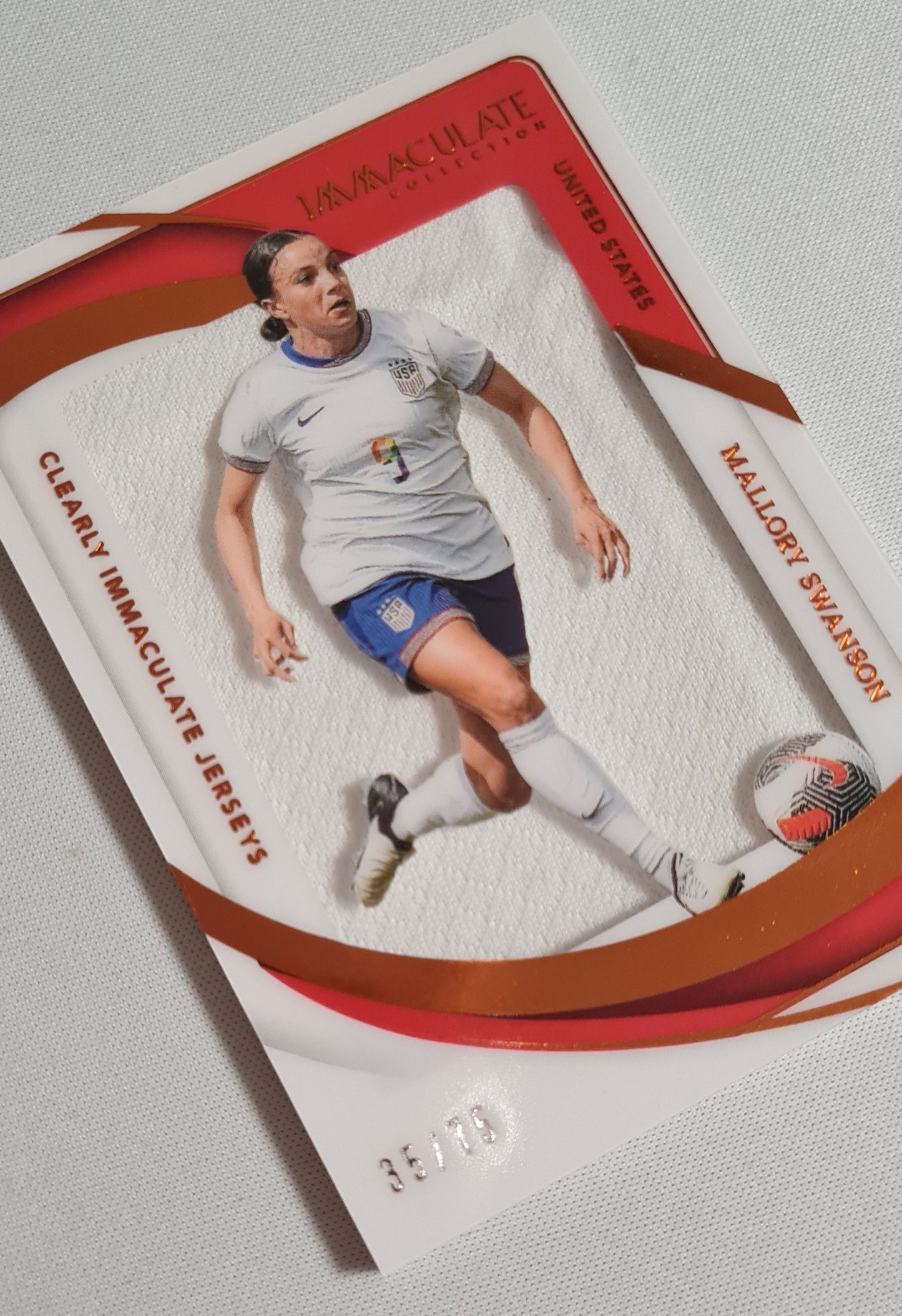 Mallory Swanson - 2024/25 Panini Immaculate Collection Soccer Team USA #CJ-MS /75
