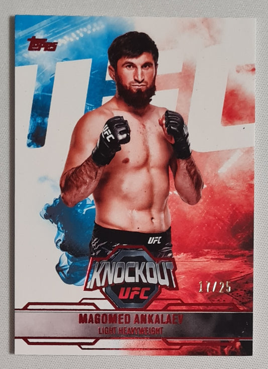 Magomed Ankalaev - 2025 Topps YFC Fighter KNOCKOUT #76 /25
