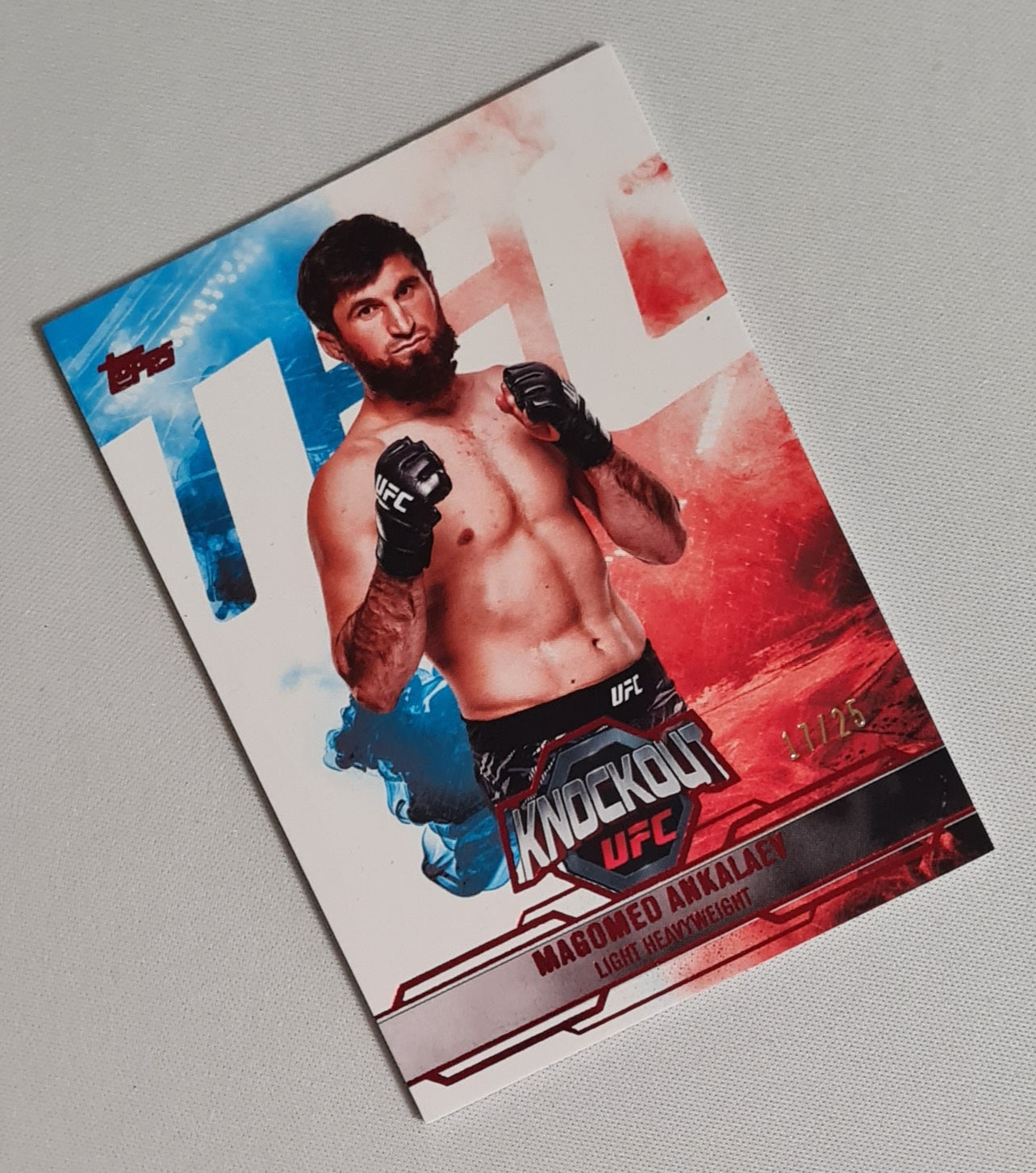 Magomed Ankalaev - 2025 Topps YFC Fighter KNOCKOUT #76 /25