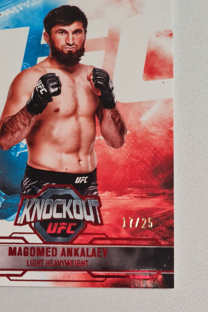 Magomed Ankalaev - 2025 Topps YFC Fighter KNOCKOUT #76 /25