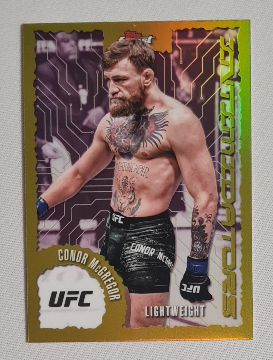 Conor McGregor - 2025 Topps Finest INTIMIDATORS UFC Fighter Lightweight #IT-8 Gold