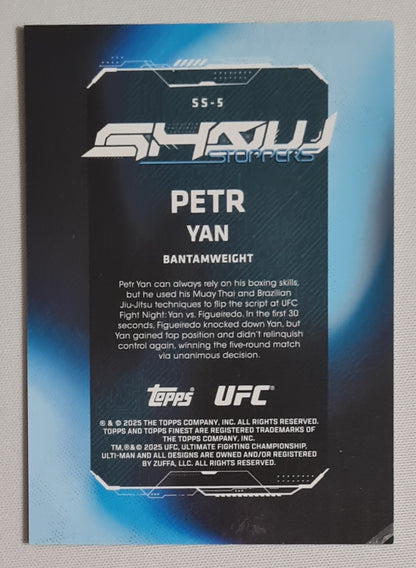 Petr Yan - 2025 Topps UFC Fighter Bantamweight SHOW STOPPERS #SS-5 /50