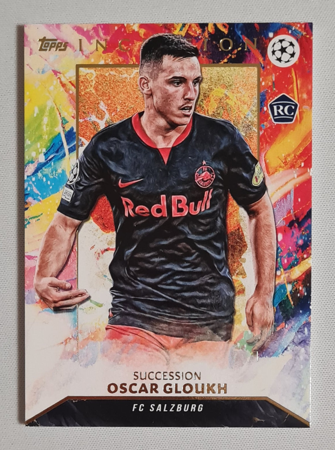 Oscar Gloukh - 2024 Topps Inception Succession - FC Salzburg (RC) #13