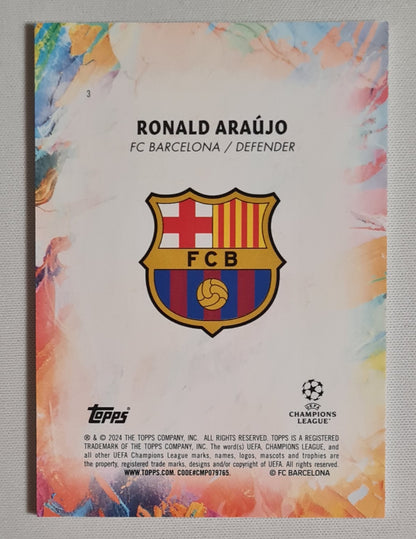 Ronald Araujo - 2024 Topps Inception First XI - FC Barcelona #3
