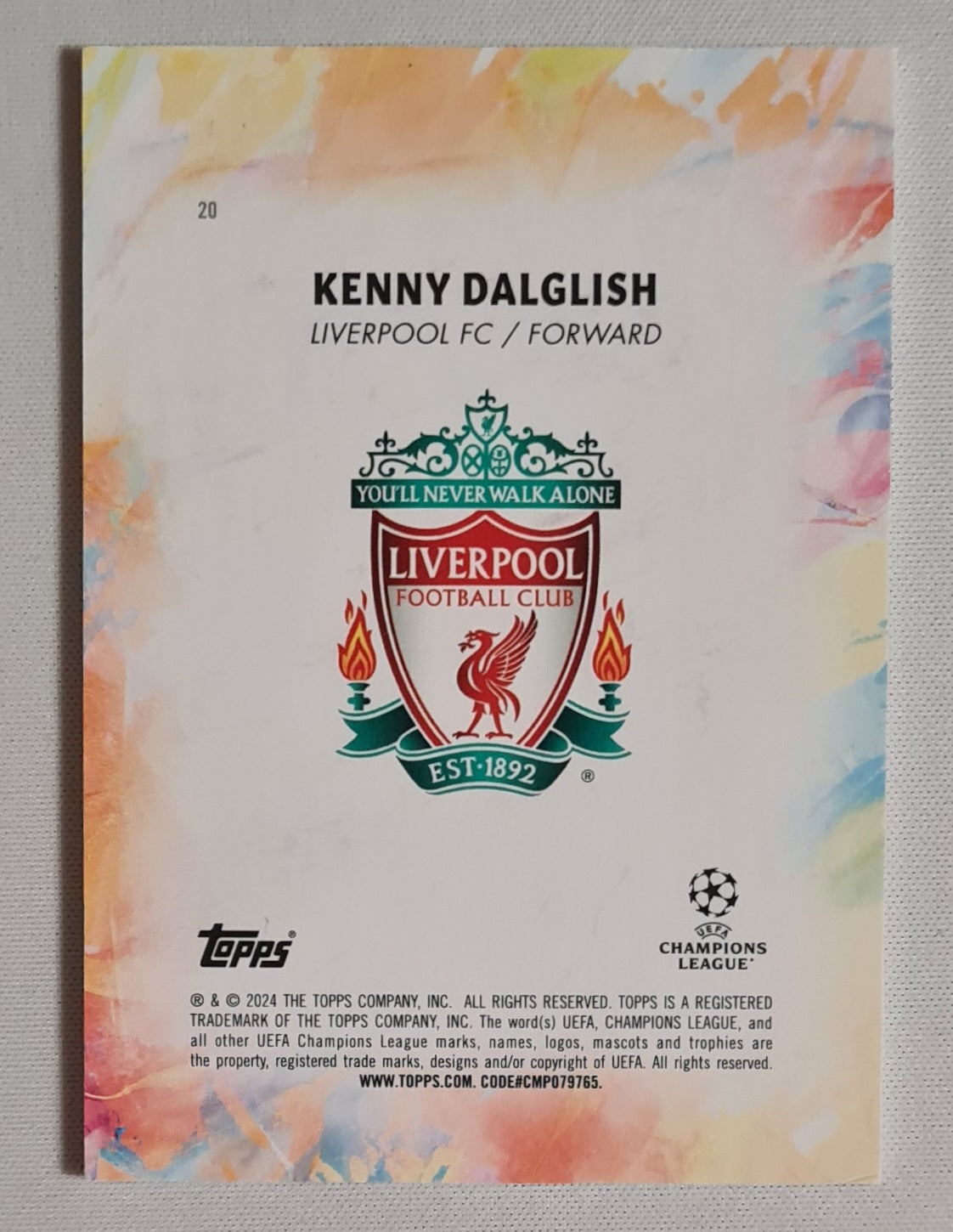 Kenny Dalglish - 2024 Topps Inception Legacy - Liverpool FC #20