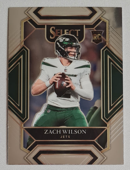 Zach Wilson - 2021 Panini Select Football NFL NY Jets #244 Club Level