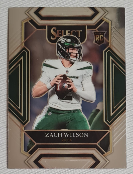 Zach Wilson - 2021 Panini Select Football NFL NY Jets #244 Club Level