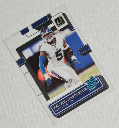 Kayvon Thibodeaux - 2022 Panini Clearly Donruss Football NFL NY Giants Rated Rookie #95