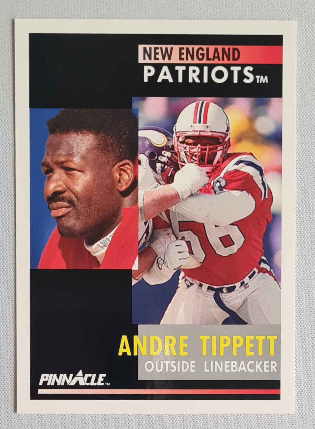 Andre Tippett - 1991 Score Pinnacle NFL New England Patriots #255