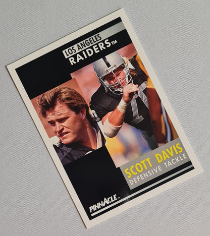 Scott Davis - 1991 Score Pinnacle NFL Los Angeles Raiders #260