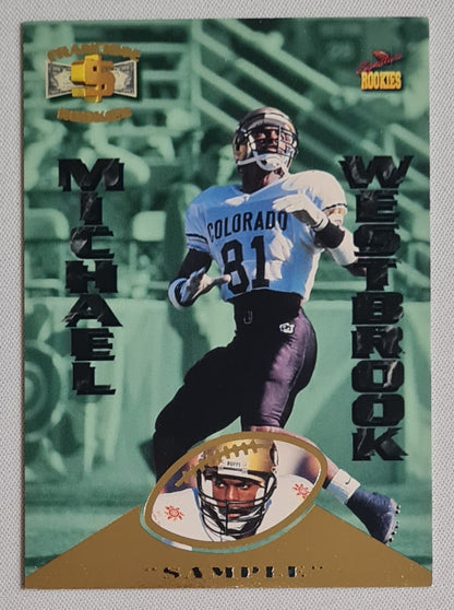 Michael Westbrook - 1995 Sample Football Signed Rookies Franchise (RC) #R9