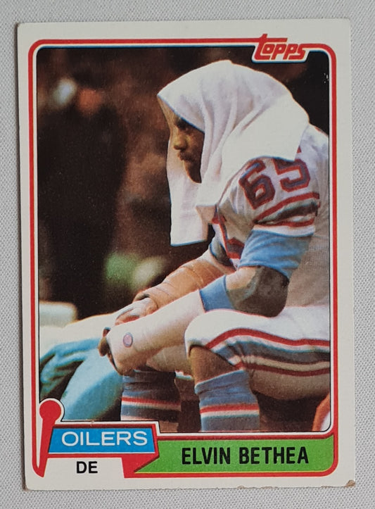 Elvin Bethea - 1981 Topps NFL Football Oilers #272