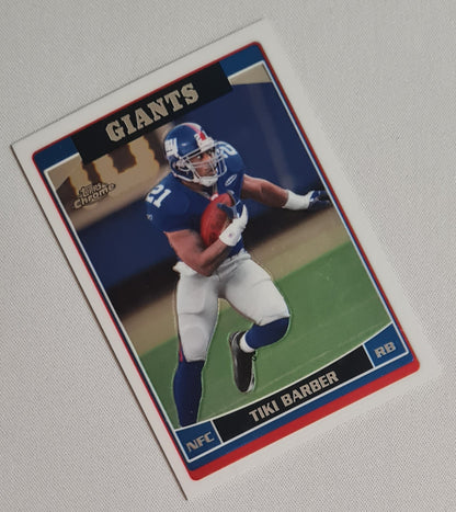Tiki Barber - 2006 Topps Chrome Football NFL NY Giants #88