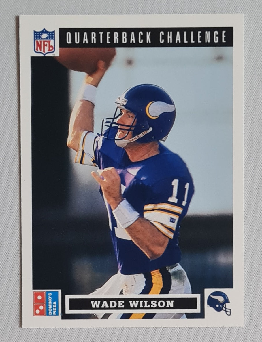 Wade Wilson - 1991 Upper deck Football NFL Vikings - Quarterback Challenge (Domino's Pizza) #15