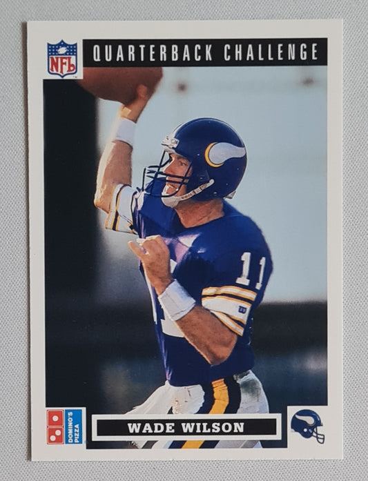 Wade Wilson - 1991 Upper deck Football NFL Vikings - Quarterback Challenge (Domino's Pizza) #15