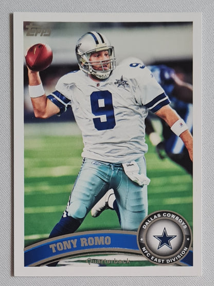 Tony Romo - 2011 Topps Football NFL Dallas Cowboys NFC East Division #360