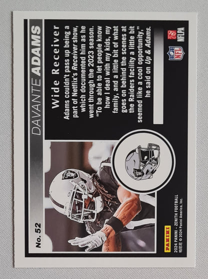 Davante Adams - 2024 Panini Zenith Football NFL Raiders #52