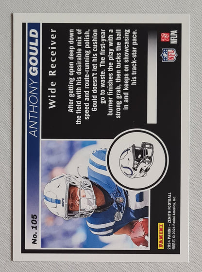 Anthony Gould - 2024 Panini Zenith Football NFL Colts (RC) #105