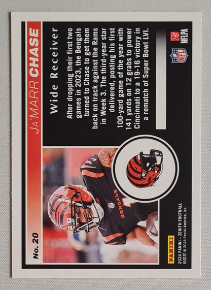 JaMarr Chase - 2024 Panini Zenth Football NFL Bengals #20