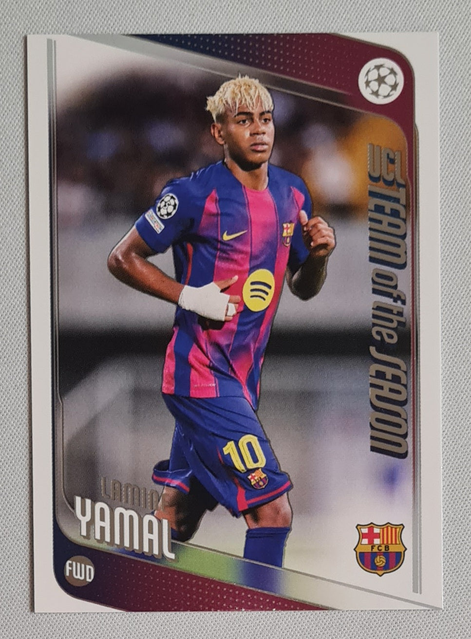 Lamine Yamal - 2026 Topps UCL Team of the Season FC Barcelona (CL) #10