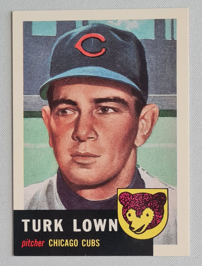 Turk Lown - 1953 Topps Baseball Archives The Ulimate Series MLB Chicago Cubs #130